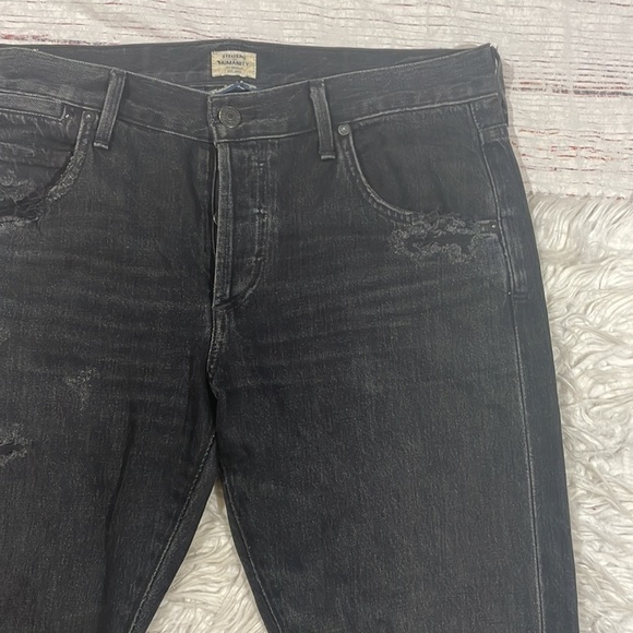Citizens of Humanity Premium Vintage Emerson Slim Boyfriend Black Pepper Jeans - Picture 9 of 15